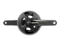 SRAM Force AXS Wide Road Disc HRD Flat Mount Rennrad Gruppe 2x12 | Quarq Powermeter Kurbel | 43-30 Zähne 170 mm 10 - 30 Zähne Paceline Rotor 160 mm | Center Lock (vorn und hinten) SRAM DUB Wide | PressFit30