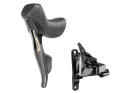 SRAM Force AXS Wide Road Disc HRD Flat Mount Road Group 2x12  Quarq Powermeter Crank | 43-30 Teeth 170 mm 10 - 30 Teeth Paceline XR Rotor 160 mm | Center Lock (front and rear) SRAM DUB Wide | PressFit30