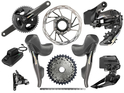 SRAM Force AXS Wide Road Disc HRD Flat Mount Road Group 2x12  Quarq Powermeter Crank | 43-30 Teeth 170 mm 10 - 33 Teeth Paceline XR Rotor 160 mm | Center Lock (front and rear) without Bottom Bracket