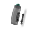 FIDLOCK TWIST bottle including green cap + bike base Set | 590 ml transparent black