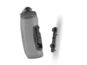 FIDLOCK TWIST bottle including cap + bike base Set | 590 ml transparent black