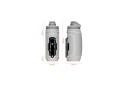 FIDLOCK TWIST bottle including cap + bike base Set | 590 ml transparent black