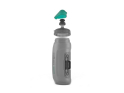 FIDLOCK bottle TWIST replacement bottle antibacterial including green protective cap w/o magnetic parts | 590 ml transparent black