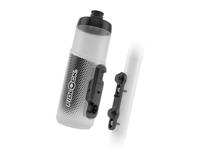 FIDLOCK Trinkflasche TWIST + Halterung bike base Set | 600 ml transparent