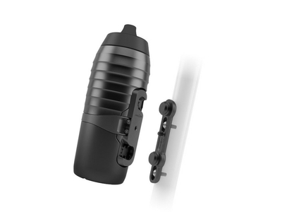 FIDLOCK Trinkflasche TWIST X KEEGO bottle + Halterung bike base Set | 600 ml | Dark Matter