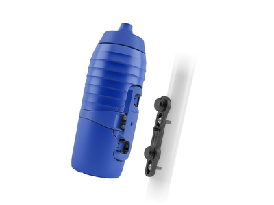 FIDLOCK Trinkflasche TWIST X KEEGO bottle + Halterung bike base Set | 600 ml | Electric Blue