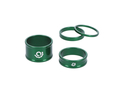 INDUSTRY NINE Spacer Set Aluminum | 1 1/8" | green