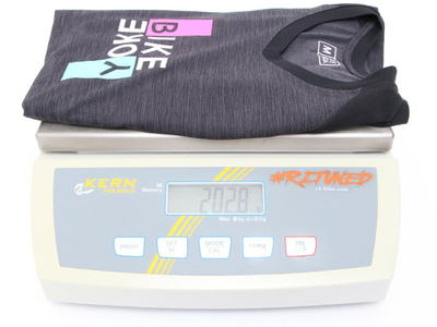 BIKEYOKE Langarmtrikot Racing Jersey RePET | grau/schwarz XL