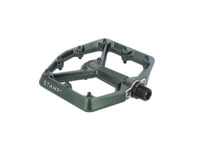 CRANKBROTHERS Pedals Stamp 7 Large Limited Edition | Dark Green