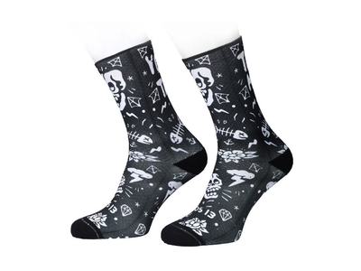 MALDITA BUENA SUERTE Socken You talk too much | schwarz