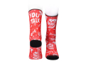 MALDITA BUENA SUERTE Socks You talk too much | red XL | 44-46