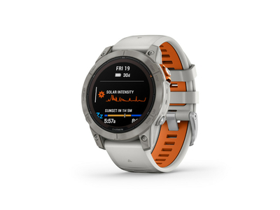 Garmin fēnix® 7 Pro Sapphire Solar GPS Multisport Smartwatch, Fog Grey /  Titanium - Worldshop