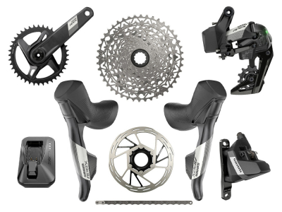 SRAM Apex XPLR AXS Wide Disc HRD Flat Mount Gravel Group 1x12 172,5 mm