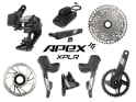SRAM Apex XPLR AXS Wide Disc HRD Flat Mount Gravel Group 1x12 | Quarq Powermeter Crank 160 mm Paceline XR Rotor 160 mm | Center Lock (front and rear) without Bottom Bracket