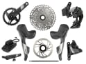SRAM Apex XPLR AXS Wide Disc HRD Flat Mount Gravel Group 1x12 | Quarq Powermeter Crank 170 mm without Disc Brake Rotors SRAM DUB Wide | PressFit30