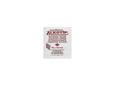 SERVOPRAX Alkotip alcohol swabs | 90 x 110 mm