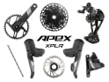 SRAM Apex Eagle Wide Disc HRD Flat Mount Gravel Gruppe 1x12 175 mm ohne Bremsscheiben SRAM DUB Wide | PressFit PF41 BB86 Road