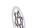 GALFER Bremsscheibe MTB Floating Disc Wave V2 | 6-Loch | 180 mm | orange