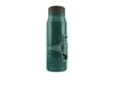 FIDLOCK Trinkflasche TWIST bottle 700 life + Halterung bike base Set | 700 ml transparent green