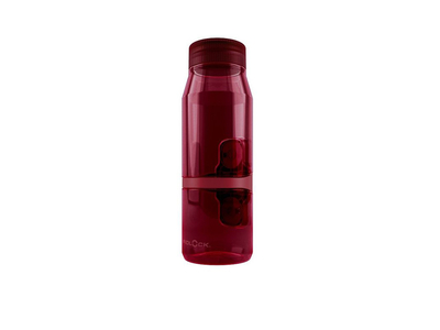 FIDLOCK Trinkflasche TWIST single bottle 700 life ohne Halterung | 700 ml transparent red
