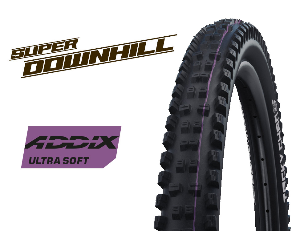 SCHWALBE Tire Tacky Chan 27,5 x 2,40 Super Downhill ADDIX Ultra Soft ...