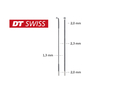 DT SWISS Spoke Revolite silver 292 mm
