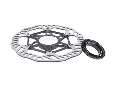 BRAKING Brake Disc Center Lock Lightwave two-piece + Center Lock Ring | 160 mm