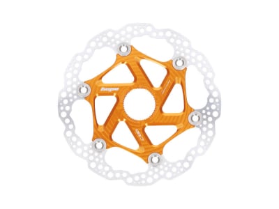 HOPE Brake Disc Floating Rotor MTB Center Lock two part | orange 140 mm