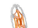 HOPE Brake Disc Floating Rotor MTB Center Lock two part | orange 140 mm