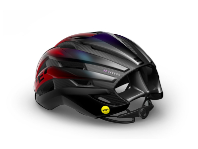 MET Bike Helmet Trenta MIPS 3K Carbon | red iridescent glossy