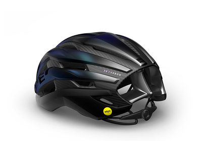 MET Bike Helmet Trenta MIPS 3K Carbon | blue iridescent matt