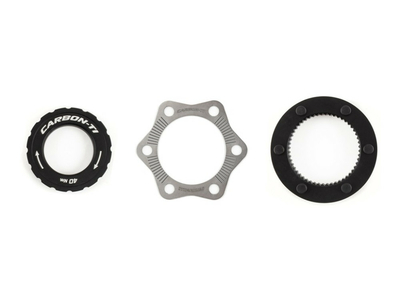 CARBON-TI Center Lock Adapter | black