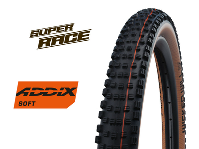 SCHWALBE Tire Wicked Will 29 x 2,40 Super Race ADDIX Soft EVO TLE Transparent Skin