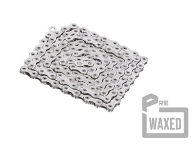 CYCLOWAX pre-waxed YBN Yaban chain incl. chain lock | 12-speed | 126 links | silver