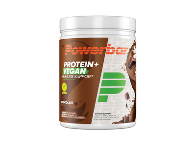 POWERBAR Getränkepulver Protein + Vegan + Immune Support Schokolade | 570 g Dose