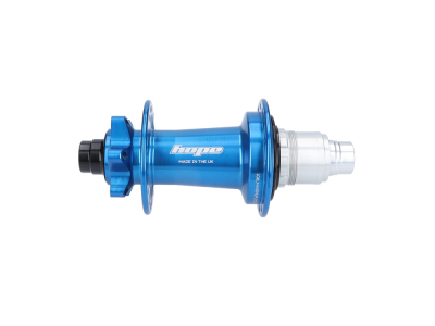 HOPE Rear Hub Pro 5 | Classic 6-Hole 12x157 mm SuperBOOST thru axle Freehub SRAM XD | blue 28 Hole