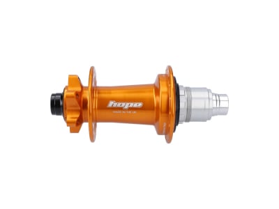 HOPE Rear Hub Pro 5 | Classic 6-Hole 12x157 mm SuperBOOST thru axle Freehub SRAM XD | orange 28 Hole