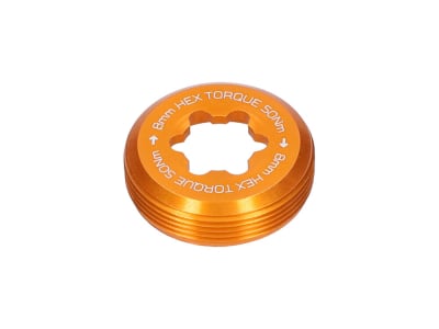 HOPE Lock Captive Nut for E-Bike Crankset | 8 mm | orange