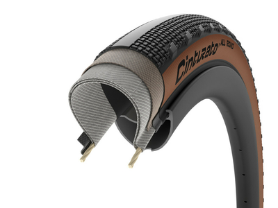 PIRELLI Tire Cinturato All Road 28 | 700 x 45C TLR black/brown