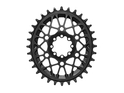 ABSOLUTE BLACK Chainring Direct Mount oval 3 mm Offset | 1-fach narrow wide for Eagle Transmission Cranks | black 32 Teeth