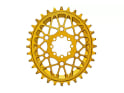 ABSOLUTE BLACK Kettenblatt Direct Mount oval 3 mm Offset | 1-fach narrow wide für Eagle Transmission Kurbeln | gold