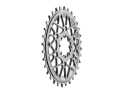 ABSOLUTE BLACK Chainring Direct Mount oval 3 mm Offset | 1-fach narrow wide for Eagle Transmission Cranks | titanium 30 Teeth