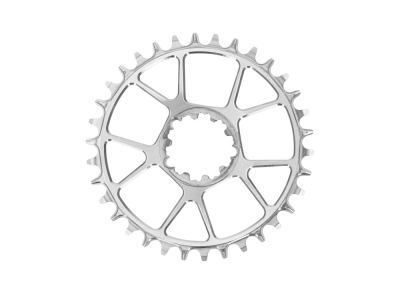 DWARD DESIGN Kettenblatt DangerDward rund Titan Direct Mount | SRAM 3-Loch MTB 3 mm Offset 34 Zhne