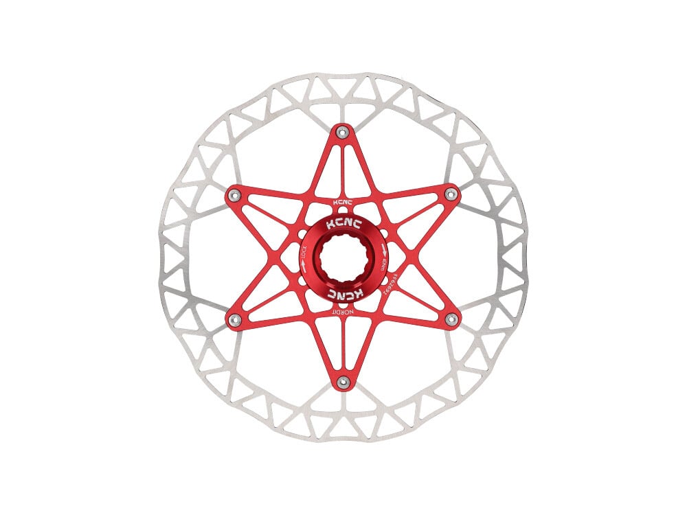 KCNC Brake Disc NORDIT Center Lock 160 mm | red
