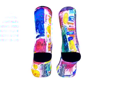 MALDITA BUENA SUERTE Socken Chaos | multicolor