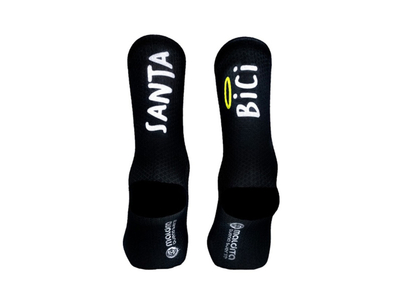 MALDITA BUENA SUERTE Socks Santa Bici | black XL | 44-46