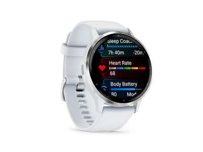 GARMIN Venu 3 Smartwatch | Stone white/Silver