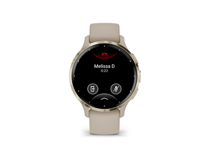 GARMIN Venu 3S Smartwatch | French Gray/Softgold