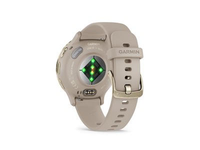 GARMIN Venu 3S Smartwatch | French Gray/Softgold