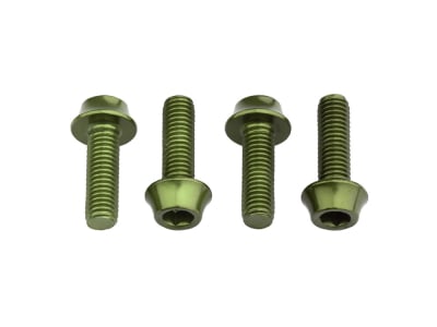 WOLF TOOTH Screw set M5 x 15 mm bottle cage bolts | olive